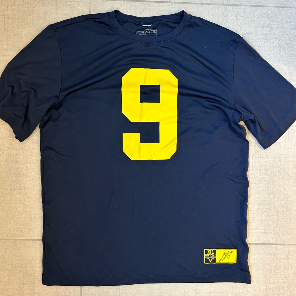 JJ McCarthy Michigan Jersey T shirt